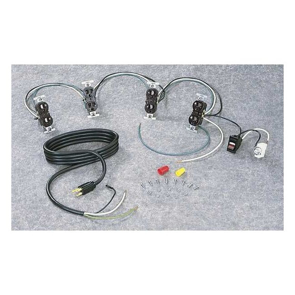 Tennsco Wiring Kit,Unassembled,For Workbenches WK-1