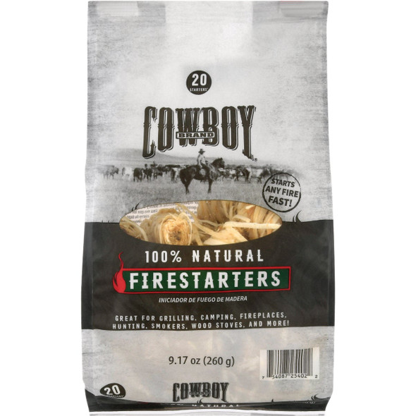 Cowboy Odorless All Natural Fire Starter (20-Pack) 25462