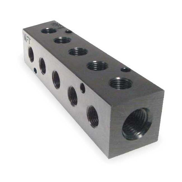 Pneumadyne Pipe Manifold Fitting, Aluminum, 1/2 in M30-375-5-90
