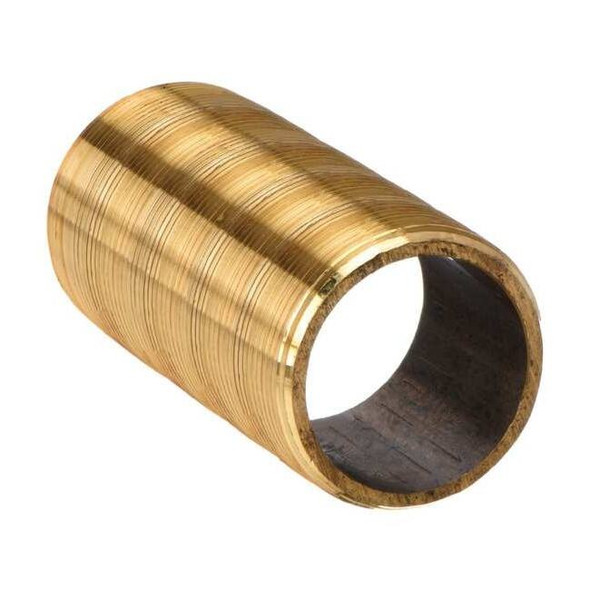 Manufacturer Varies 1/8" MNPT x 3/4" TBE Red Brass Pipe Nipple Sch 80 460-001X