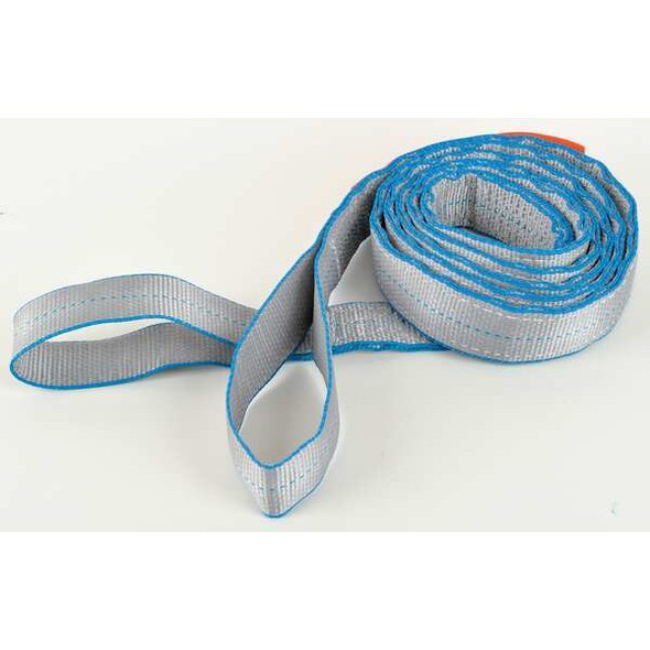 Lift-All Web Sling, Type 3, 12 ft L, 2 in W, Polyester, Silver EE2802TFX12