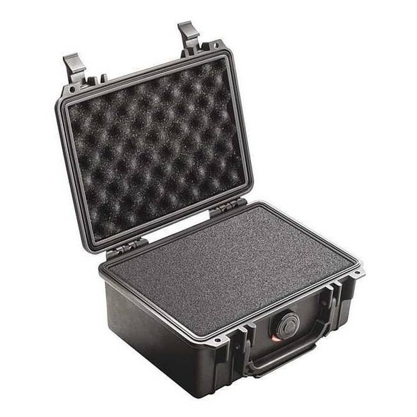 Pelican Black Protective Case, 9.44"L x 7.8"W x 4.29"D 1150