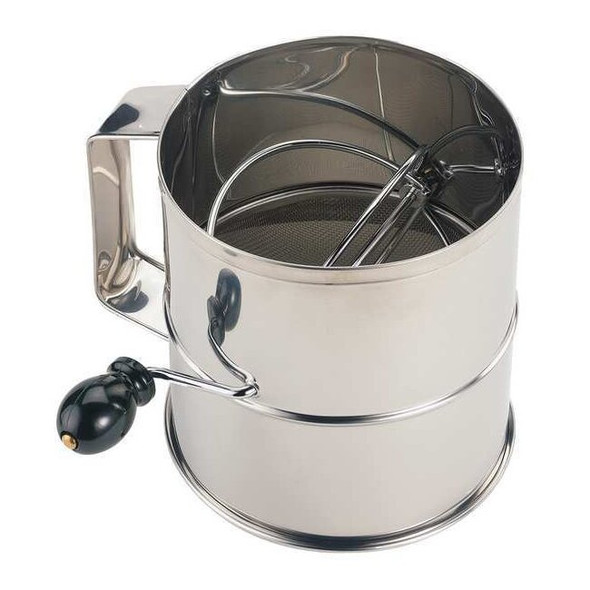 Crestware Flour Sifter,Stainless Steel,6-1/4 In SFS08