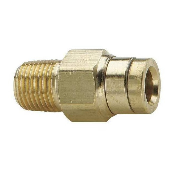 Parker Strt,Brass,Push-Fit1/2in,MNPT3/8in 68PTC-8-6