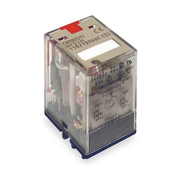 Plug-In, General Purpose Relay, Square, 10 A, 8 Pins, Plug-in