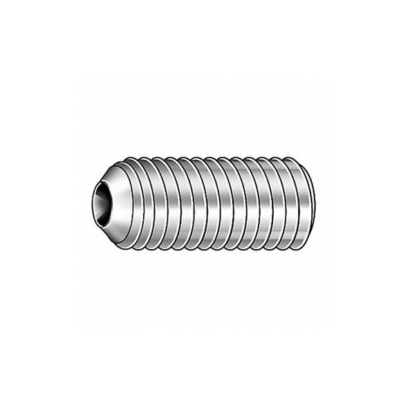 Socket Set Screw, Cup, 1/4-28x1/4, PK100