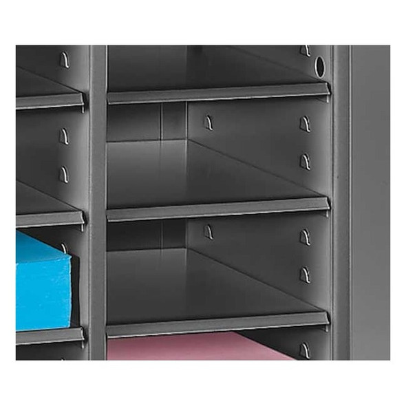 Tennsco Shelves,Letter Size,Black,PK5 4005BK