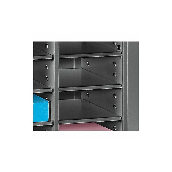 Tennsco Shelves,Letter Size,Black,PK5 4005BK