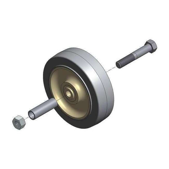 Cotterman Diameter Caster Wheel,4 In. SU1070