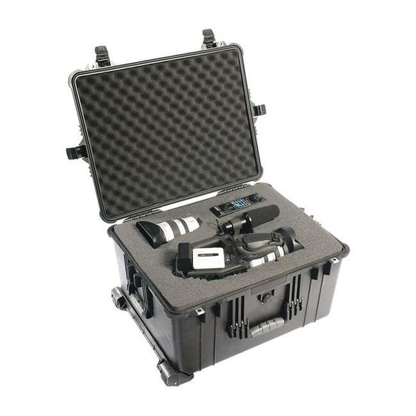 Pelican Black Protective Case, 24.76"L x 19.57"W x 13.9"D 1620