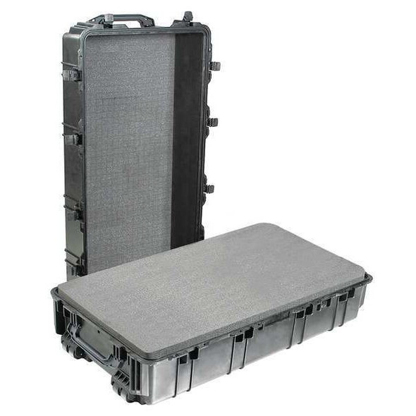 Pelican Black Protective Case, 44.9" L x 25.32" W x 16-1/2" D 1780