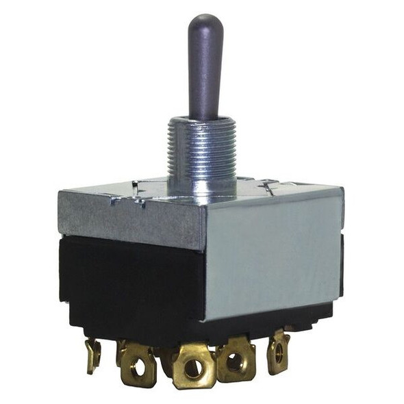 Eaton Toggle Switch,4PST,10A at 250V,Screw 7690K8
