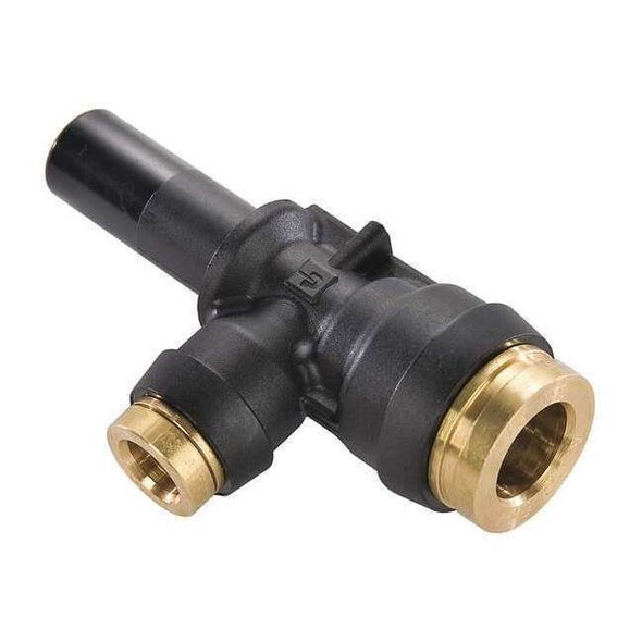 Parker Tee, Tube 3/8", 1/4", Tube Stem 3/8" 371PTCSP-6-4-6