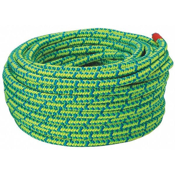 All Gear Climbing Rope,PES,1/2 In. dia.,120 ft. L AG16SP12120N