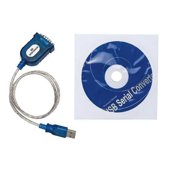 Brady Printer Cable, 6 in L, USB, Black/Gray LABXPERT-SER-USB