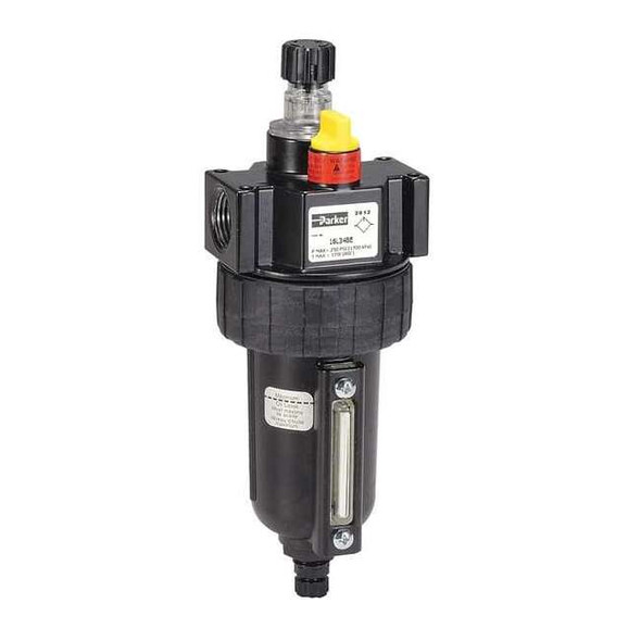 Parker Air Line Lubricator,1/4In,40 cfm,250 psi 16L14BE