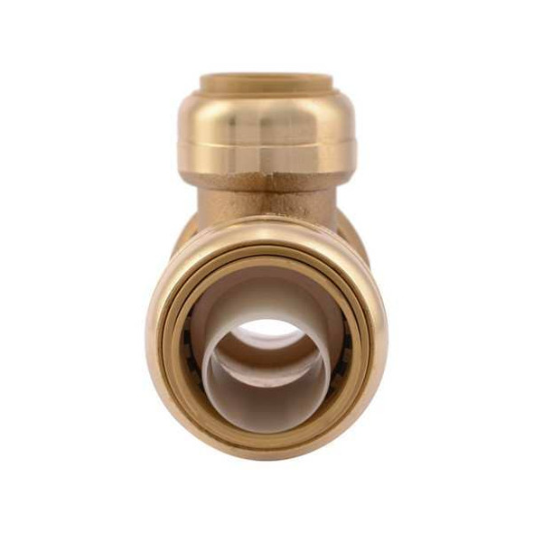 Sharkbite 1" x 1" x 3/4" Tube DZR Brass Reducing Tee U416LF