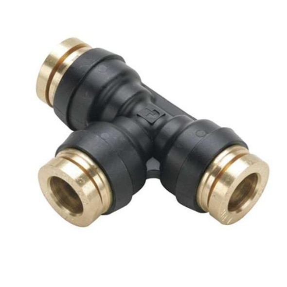 Parker Tee, Tube 3/8", 3/8", Push-Fit 3/8",PK10 364PTC-6