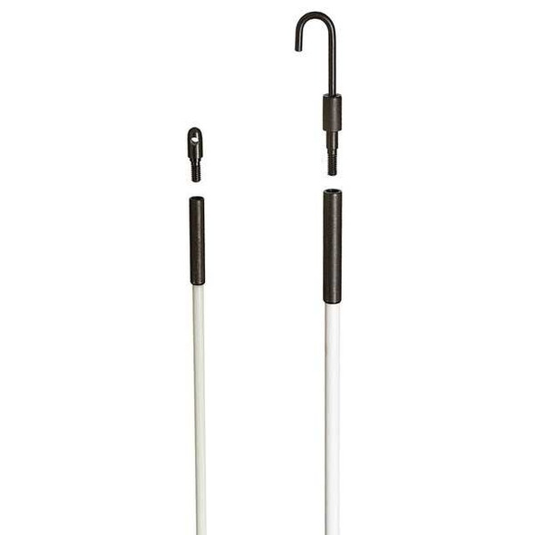 Ideal Cable Pulling Fishing Pole,3/16 In,30 ft 31-633
