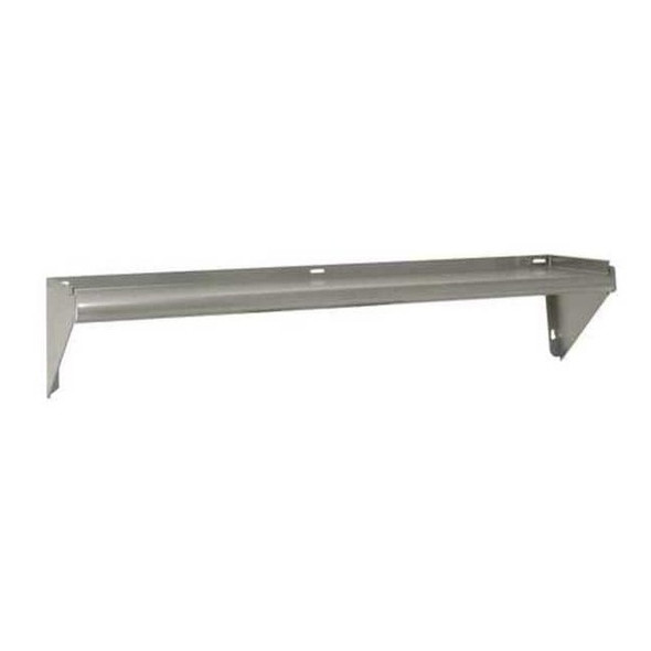 Stainless Steel Wall Shelf, 11-1/8"D x 24"W x 9-1/2"H, Silver
