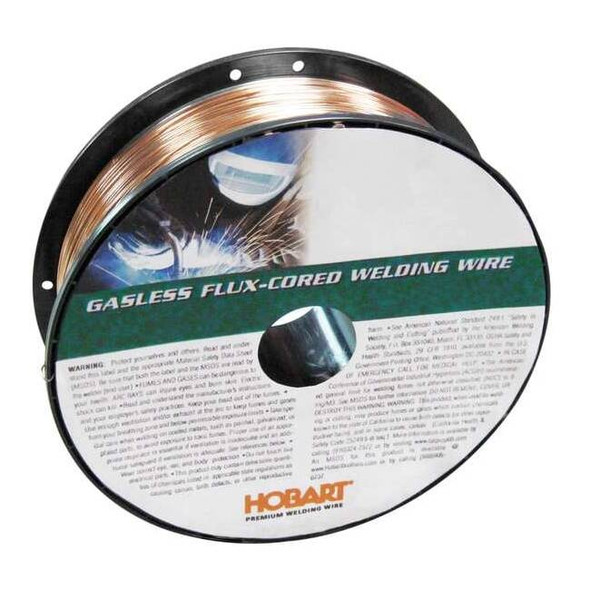 Hobart Filler Metals FCAW Welding Wire,E71T,0.035,10lb 6ETL8