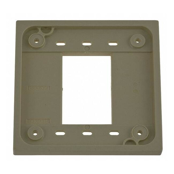 4-PLEX Accessory, Number of Gangs: 2 Polycarbonate, Ivory