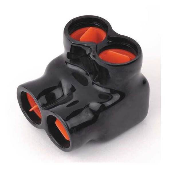 Blackburn MultitapConnector,Alum,Blk,Hex,2Port AMT250