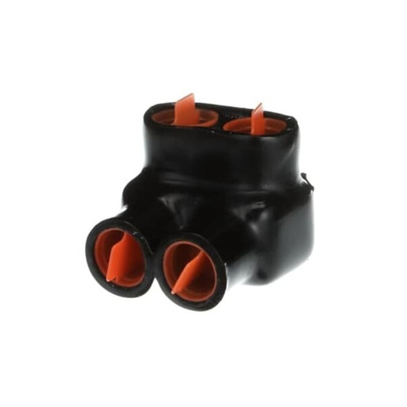Blackburn MultitapConnector,Alum,Blk,Hex,2Port AMT250