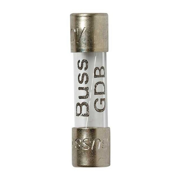 Eaton Bussmann Glass Fuse, 80mA, 35A at 250V AC, 5 PK GDB-80MA