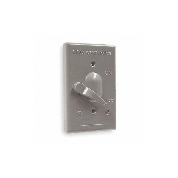 Weatherproof Cover, Switch Box Type, 1 Gang, Toggle Cover Type