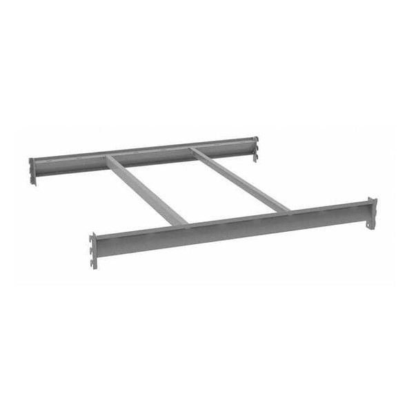 Tennsco Shelf, 48 in D, 48 in W, Industrial Gray BPB-48-48