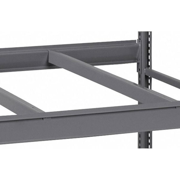 Tennsco Shelf, 48 in D, 48 in W, Industrial Gray BPB-48-48