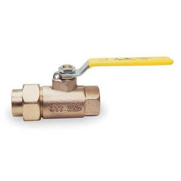 Apollo Valves 1-1/4" FNPT Bronze Ball Valve Inline Single Union 7030601
