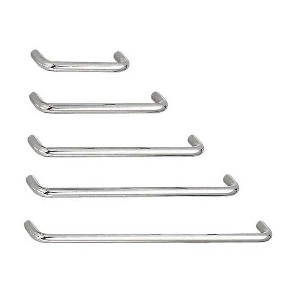 Sugatsune Pull Handle, 316 Stainless Steel, Satin, Satin, Threaded Holes SWF-640