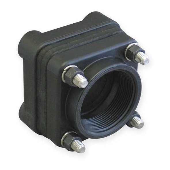 Banjo BulkheadTankFlange,Polypropylene,1in,1in BF100