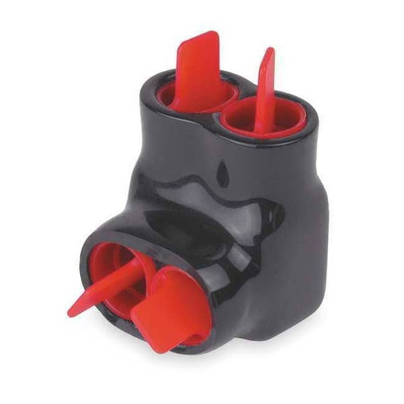 Blackburn MultitapConnector,Alum,Blk,Slotted,2Port AMTC4