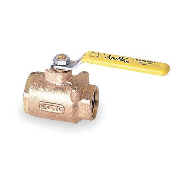Apollo Valves Manual 2-Way Ball Valve,SAE,Bronze 7790401
