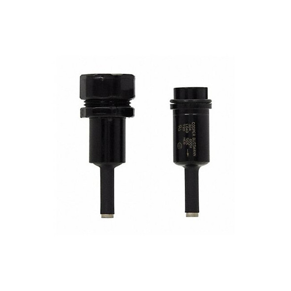 Fuse Holder, 0 to 30A Amp Range, 600V AC/DC Volt Rating, 1 Poles, Crimp