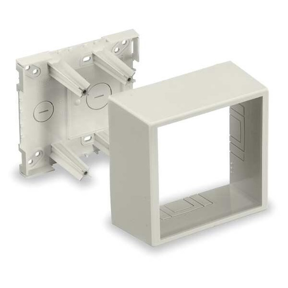 Hubbell Wiring Device-Kellems Undivided Box,White,PVC,Boxes PDB12TGLV