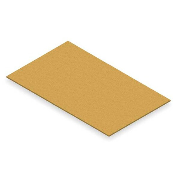 Decking, Particleboard, 60 in W, 36 in D, Natural, Unfinished Finish