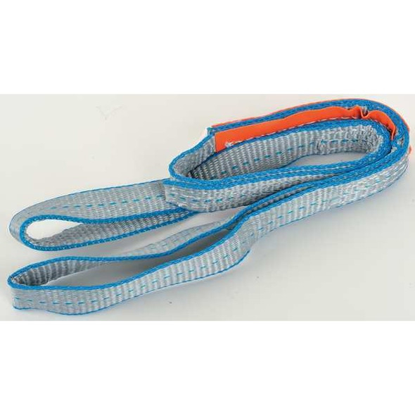 Lift-All Web Sling, Type 3, 3 ft L, 1 in W, Polyester, Silver EE1801TFX3