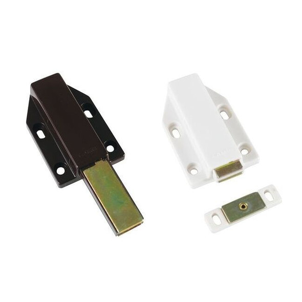 Sugatsune Magnetic Catch, Push-to-Open, Plastic ML-120/BRN