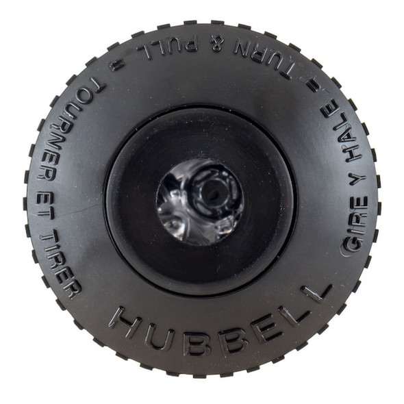 Hubbell Wiring Device-Kellems LckPlg,Straight;30 A;Black,Nylon,3Blds HBL2621BK Hubbell Wiring Device-Kellems LckPlg,Straight;30 A;Black,Nylon,3Blds HBL2621BK