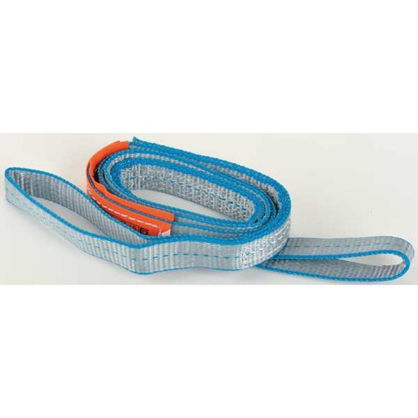 Lift-All Web Sling, Type 3, 6 ft L, 1 in W, Polyester, Silver EE1801TFX6
