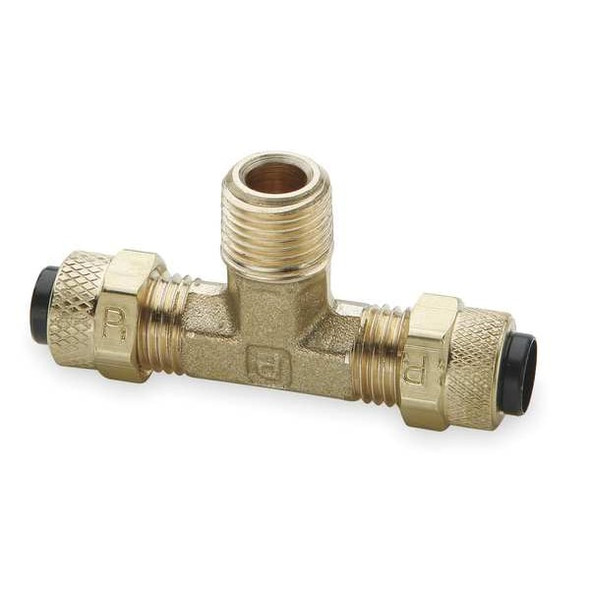 Parker 1/4" Compression x MNPT Brass Branch Tee 10PK 172P-4-4