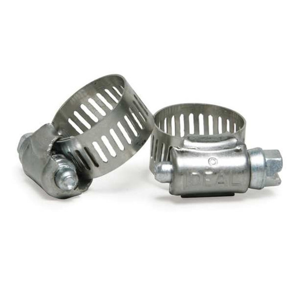 Worm Gear Hose Clamp, 3-8 to 7-8 in, 201 Stainless Steel, 6 SAE Number, PK10  5706