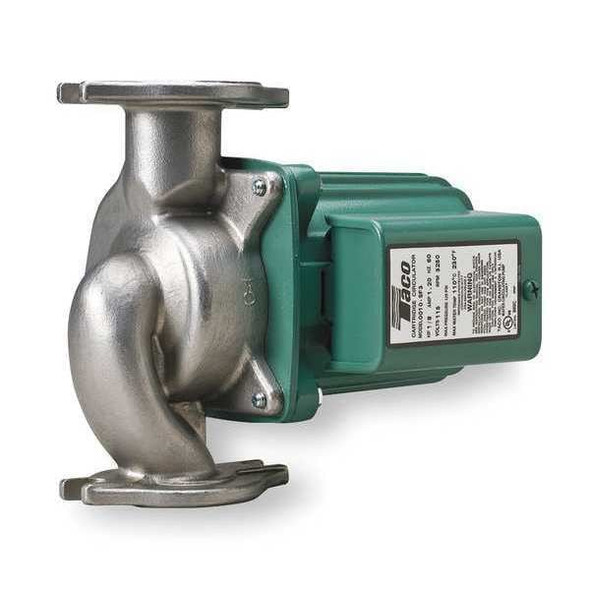 Taco Potable Circulating Pump,Flanged,1/8HP 009-SF5