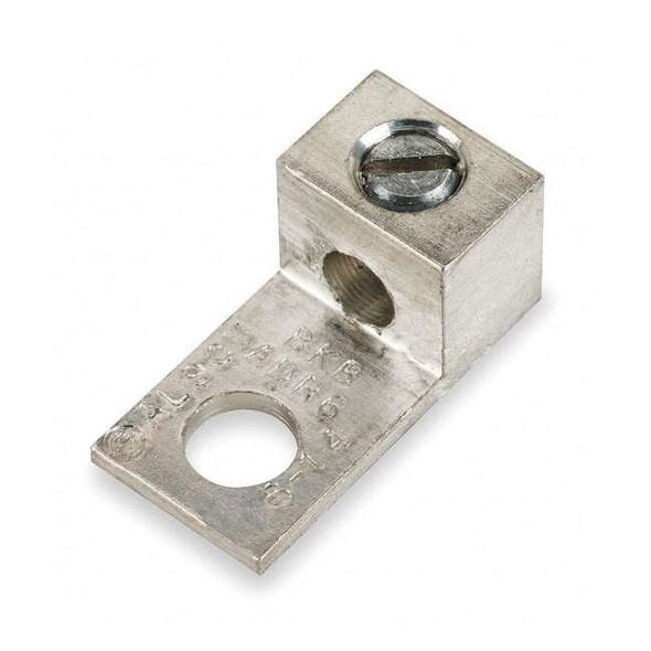 Mechanical Lug, 300 kcmil Max, 1 Conductor, 1 Hole, 5/16 in Stud, Aluminum