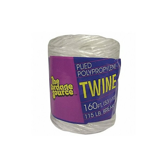Manufacturer Varies Rope, 160ft, White, 20lb., Polyprpylne 1004-WA