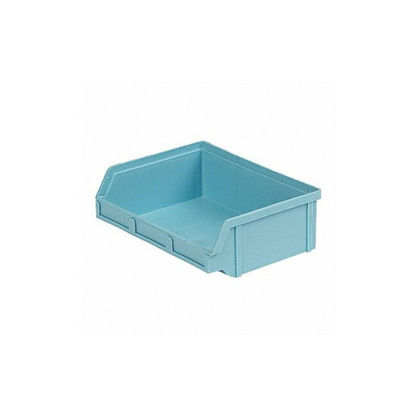 Lewisbins HangandStackBin,6.625inL,8.75inW,Plastic PB22-F Lt. Blue Lewisbins HangandStackBin,6.625inL,8.75inW,Plastic PB22-F Lt. Blue